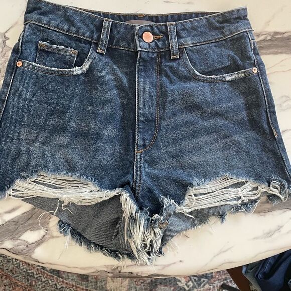 DL1961 Denim Cutoff Shorts - Picture 1 of 3